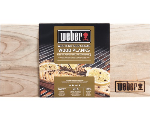 Planșe de lemn pentru grătar Weber Western Red Cedar