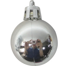 Glob de Crăciun argintiu pentru decorare