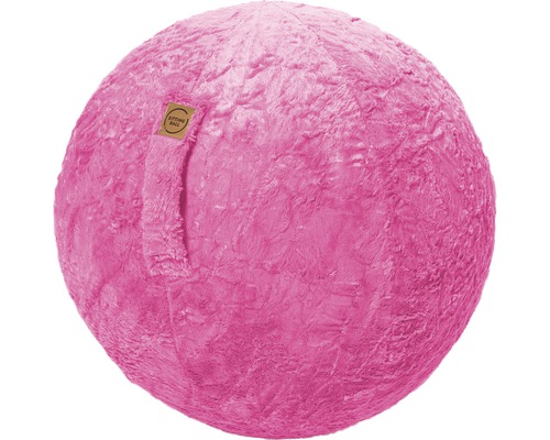 Minge scaun/fotoliu Sitting Ball Fluffy roz Ø 65 cm