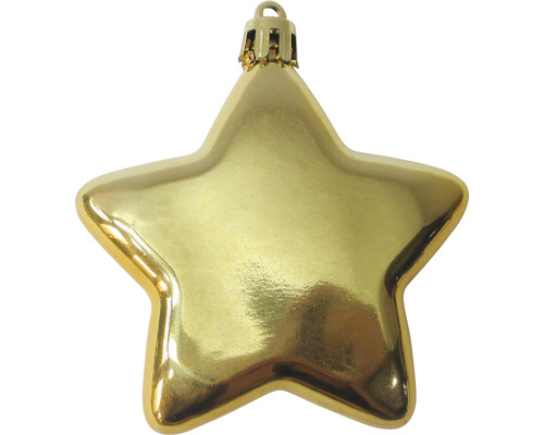 Ornament de brad în formă de stea din plastic