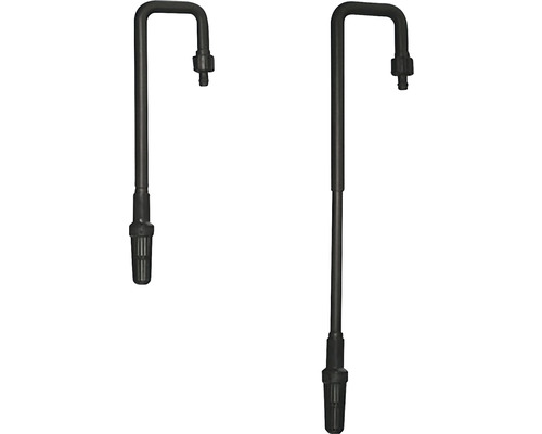 Două tuburi de filtru de acvariu de diferite dimensiuni