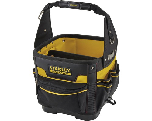 Geantă scule Stanley Fatmax 38x29 cm, material textil negru/galben, cu mâner