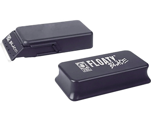 Racletă de sticlă Floaty Blade cu lame și cutie de depozitare