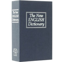 Seif sub formă de carte, deghizat ca ''The New English Dictionary''