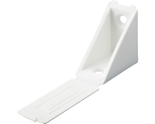 Colțar de legătură Hettich 31x24x31 mm, plastic alb, pachet 20 bucăți