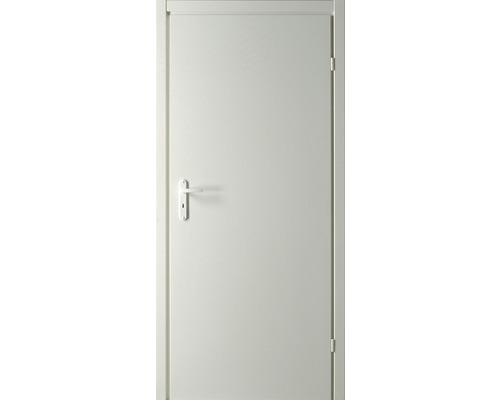Foaie de ușă Verte Basic plină albă 203x64,4x4 cm stânga