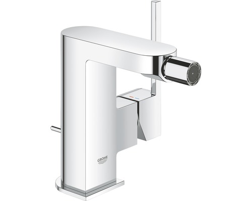 Baterie bideu monocomandă Grohe Plus cartuș ceramic 28 mm Grohe SilkMove set evacuare cu tijă crom