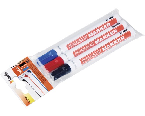 Pachet cu trei markere permanente