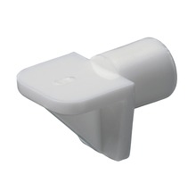 Suport individual alb pentru rafturi pentru fixarea rafturilor