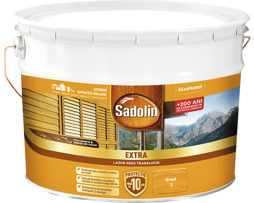Lazură pentru lemn Sadolin Extra brad 10 l | HORNBACH