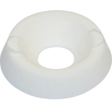 Șaibe zenc Dresselhaus 3mm plastic alb, pentru șuruburi cu cap înecat