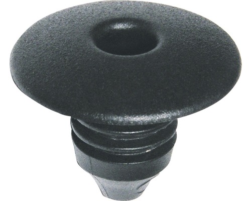 Clipsuri fixare tapiserie/capitonaje auto Dresselhaus 10,5-10,7 mm plastic negru, 25 bucăți, pentru VAG (Audi, Volkswagen, Seat, Skoda, Porsche)