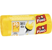 Saci menajeri Fino Color 20L 44x50 cm, cu mânere, rolă 30 bucăți-thumb-0