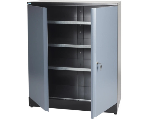 Dulap metalic Küpper 910x450x1100 mm, cu 2 uși și 3 polițe Dulap metalic Küpper 910x450x1100 mm, cu 2 uși și 3 polițe