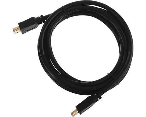 Cablu audio/video HDMI S-Impuls 2m negru (conectori tată auriți)