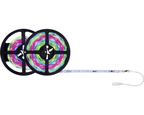 Două benzi LED pe role cu cablu de conectare