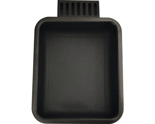 Vază neagră pentru plante cu mâner, pentru grădină