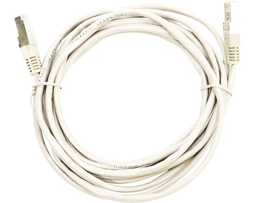 Cablu mufat UTP & FTP S-Impuls patch cord Cat 5e, 3m, gri Cablu de rețea cu conectori RJ45