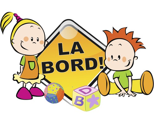 Panou pentru copii cu inscripția: La Bord!