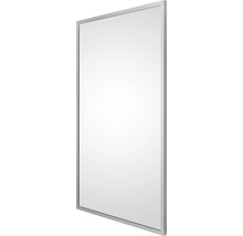 Oglindă baie dreptunghiulară Cordia BRW Line 65x120 cm ramă argintie