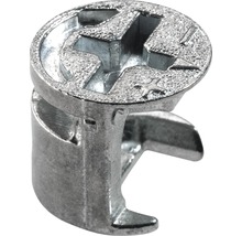 Conector excentric metalic pentru mobilă