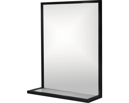 Oglindă dreptunghiulară cu raft