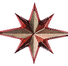 Stea decorativă cu opt colțuri pentru ocazii festive
