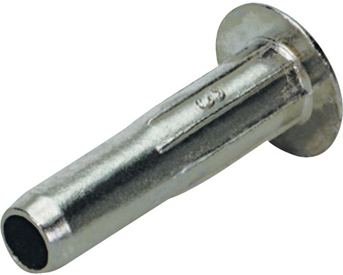 Piuliță conector pentru tub cuplare corpuri Hettich M4 28-38 mm, oțel nichelat, pachet 50 bucăți-0