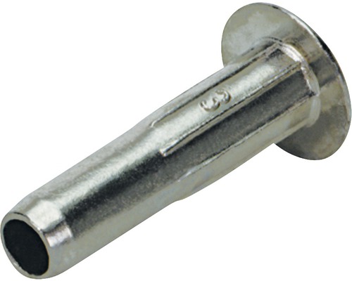 Piuliță conector pentru tub cuplare corpuri Hettich M4 36-46 mm, oțel nichelat, pachet 50 bucăți-0