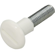 Șurub cu cap plat și cap din plastic