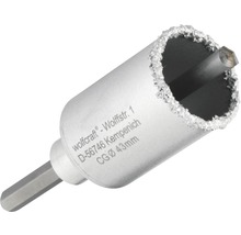 Carotă tungsten Wolfcraft Ø43mm, cu burghiu și hexagon
