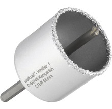 Carotă tungsten Wolfcraft Ø68mm, cu burghiu și hexagon