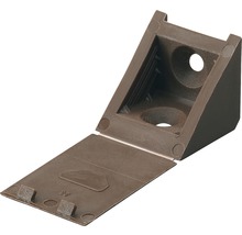 Conector de colț din plastic cu clapetă