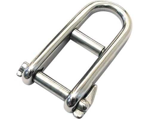Cheie de tachelaj dreaptă Nautic Pro 5mm (3/16"), inox A4, cu bolț intermediar Șurub de prindere în formă din metal