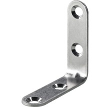 Conector unghiular metalic cu găuri pentru fixare