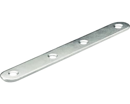 Conector plat tip plăcuță Hettich 15x80 mm, oțel inoxidabil, pachet 50 bucăți-0