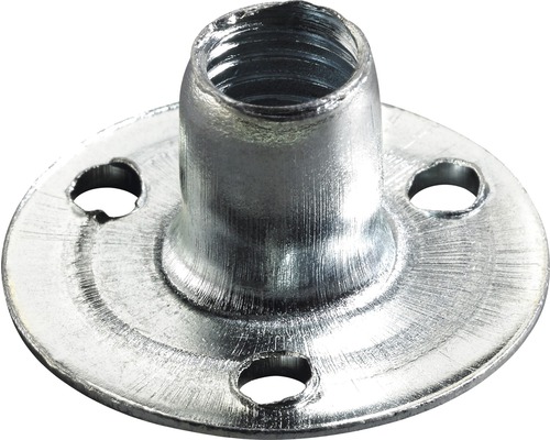 Piuliță rotundă cu flanșă de fixare Hettich M8 x Ø25mm, oțel zincat, pachet 50 bucăți Piuliță rotundă cu flanșă de fixare Hettich M8 x Ø25mm, oțel zincat, pachet 50 bucăți