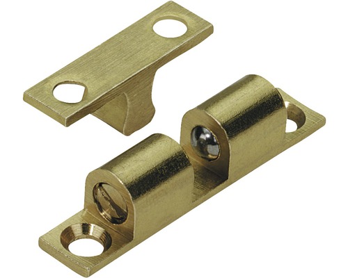 Opritor de ușă cu 2 bile Hettich 11x11x60 mm, alamă, pachet 10 bucăți Opritor de ușă cu 2 bile Hettich 11x11x60 mm, alamă, pachet 10 bucăți
