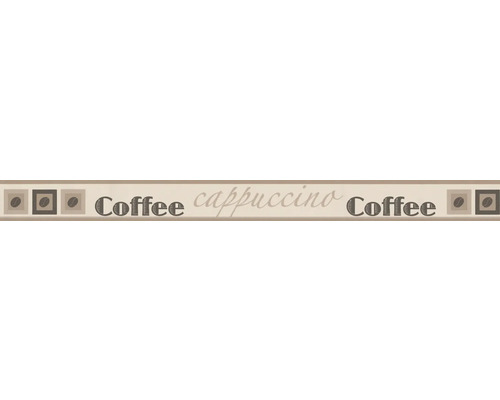 Bordură decorativă autoadezivă 2828-11 Only Borders Coffee 5 m x 5,3 cm