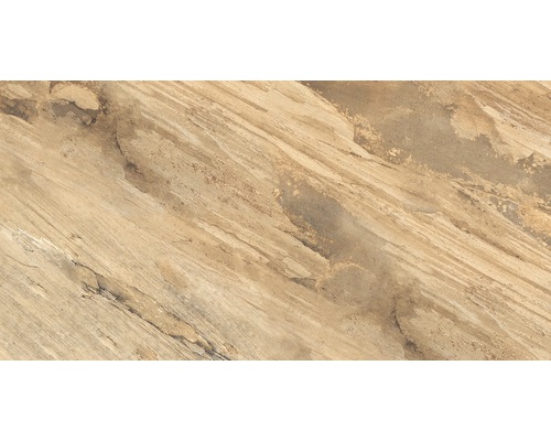 Gresie interior porțelanată glazurată Fossil Natural Grande rectificată 60x120 cm