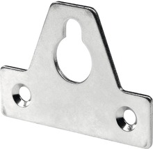 Agățătoare metalică cu două găuri pentru fixare