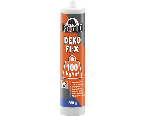 Adeziv de montaj Roxolid Deko FI-X alb 380 g Adeziv de montaj Roxolid Deko FI-X alb 380 g
