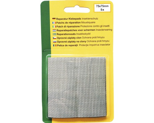 Cinci petice de reparații pentru protecție împotriva insectelor, fiecare de 75x75 milimetri