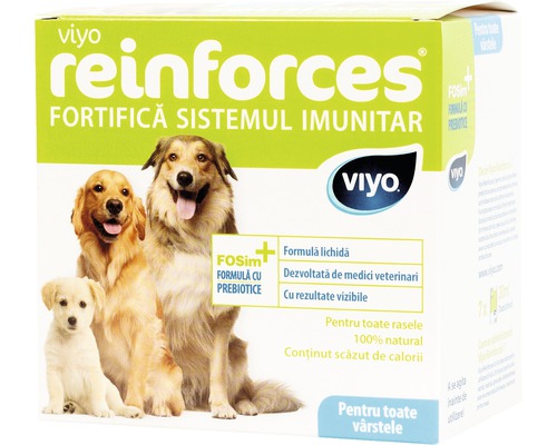 Suplimente nutritive pentru câini Viyo Reinforces 7x30 ml Supliment alimentar Viyo Reinforces pentru câini, într-un ambalaj
