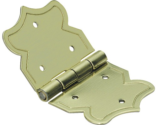 Balama fixă decorativă Hettich 37x20 mm, pentru cutii de lemn, pachet 20 bucăți Balama decorativă deschisă pentru mobilă