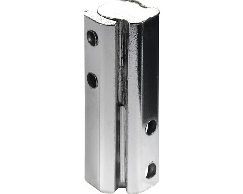 Balama cilindrică Hettich 40x10 mm, pentru mobilă, oțel nichelat, pachet 5 bucăți Element de conectare metalic cu găuri pentru șuruburi