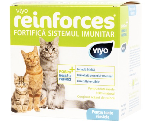 Suplimente nutritive pentru pisici Viyo Reinforces 7x30 ml Viyo Reinforces supliment alimentar pentru întărirea sistemului imunitar al pisicilor