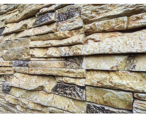 Placare de perete cu aspect de piatră pentru interior și exterior.