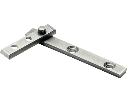 Balama fixă uși rotative Hettich 70mm, oțel zincat, pachet 10 bucăți Feronerie metalică cu găuri pentru șuruburi