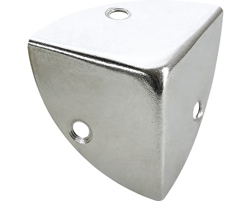 Colțar exterior de protecție Hettich 28x28x28 mm, pentru cutii de lemn, oțel nichelat, pachet 25 bucăți Colțar exterior de protecție Hettich 28x28x28 mm, pentru cutii de lemn, oțel nichelat, pachet 25 bucăți
